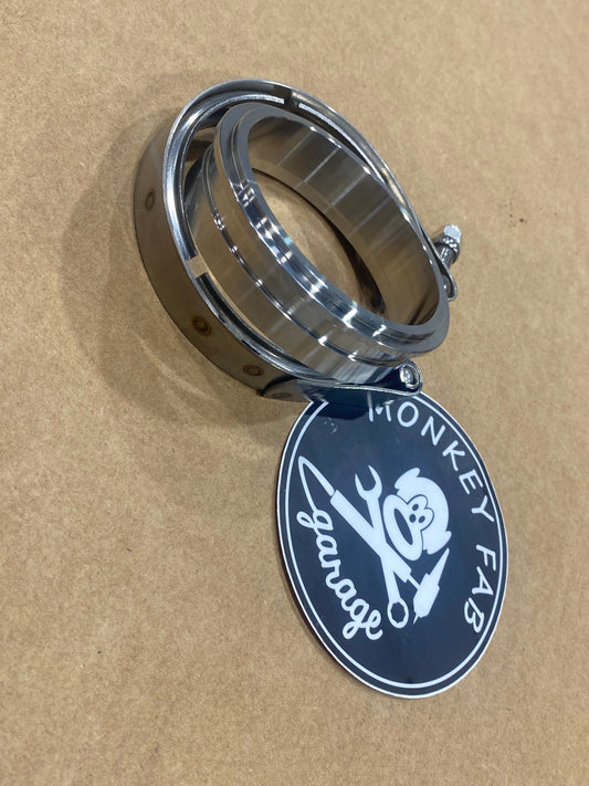 3.5″ Vband outlet clamp/flange for dual vband housings for 7875,6782,80G42 also used for inlet of G57