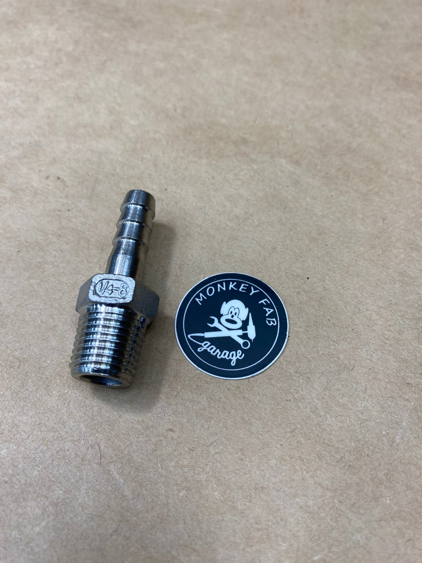 NPT Barbs, Stainless Steel