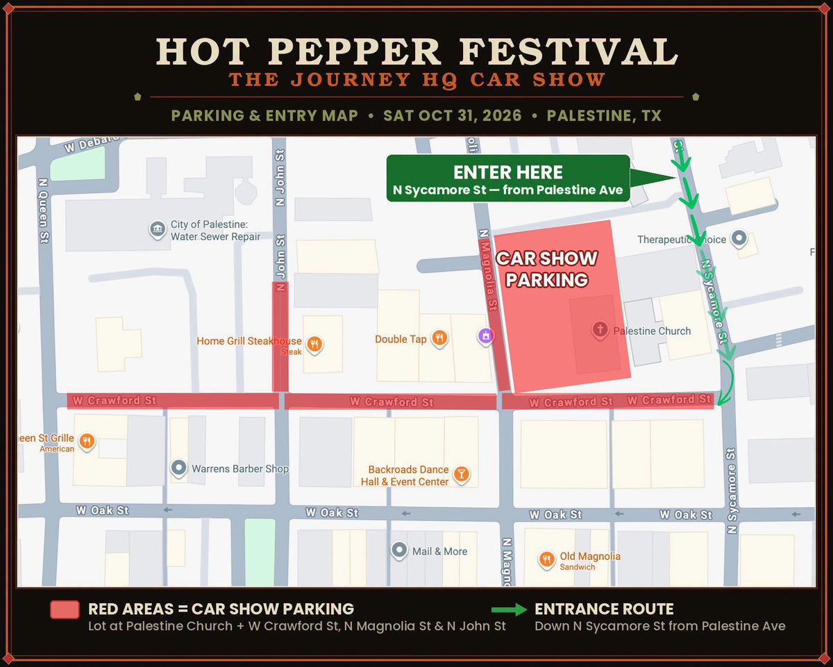 Hot Pepper Festival Car Show Registration