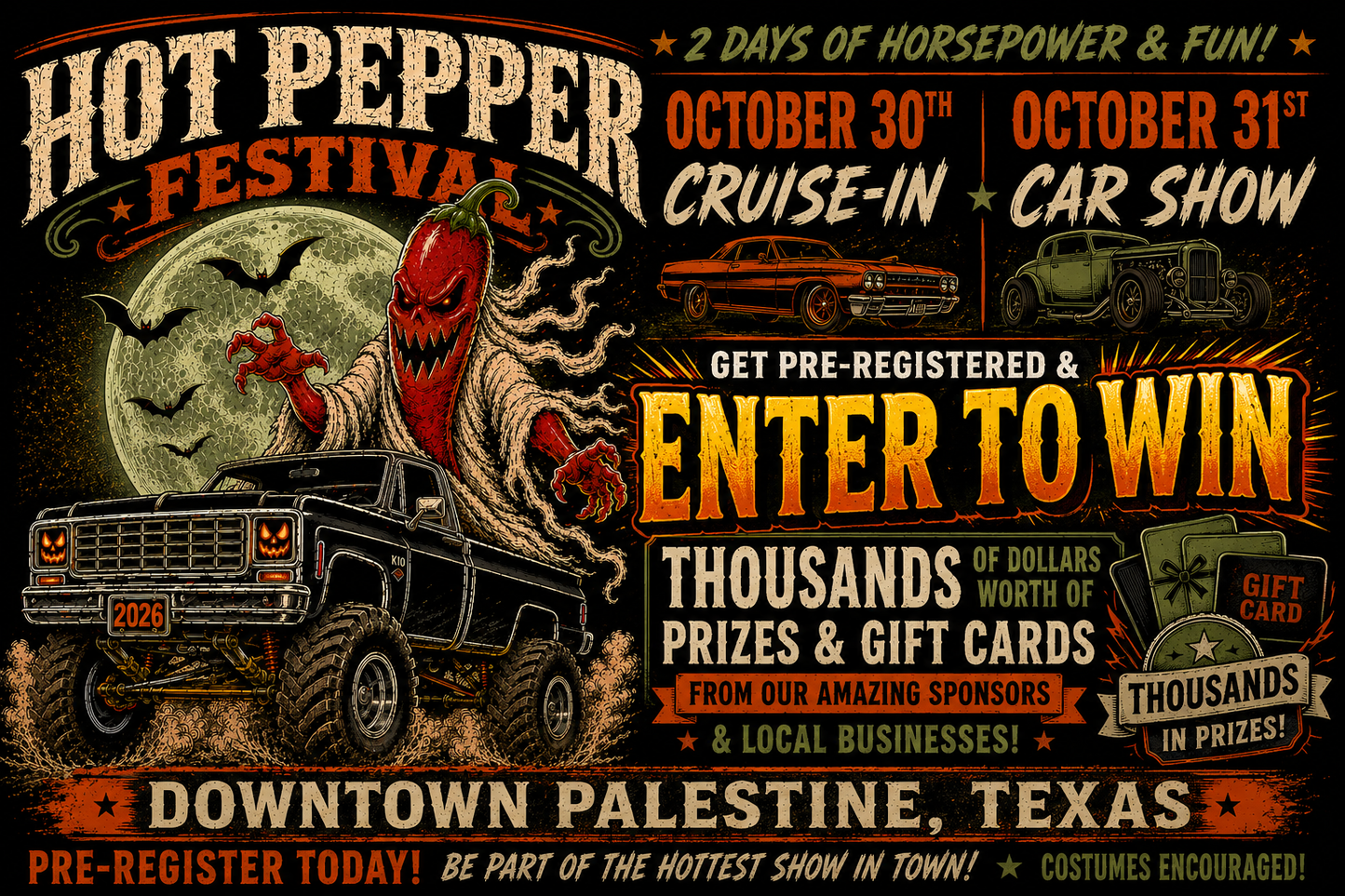 Hot Pepper Festival Car Show Registration
