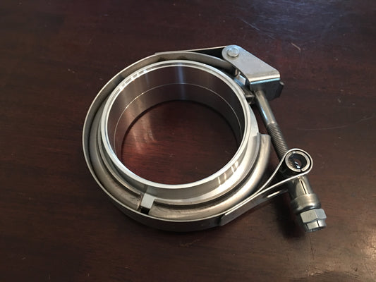 V Band Assembly, Half and half SS & Aluminum, w/Clamp