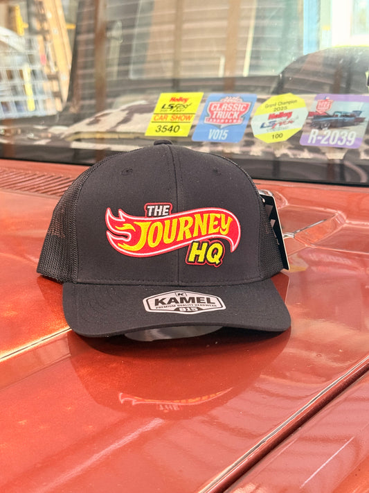 815 Trucker "Flame Logo" Black/Black