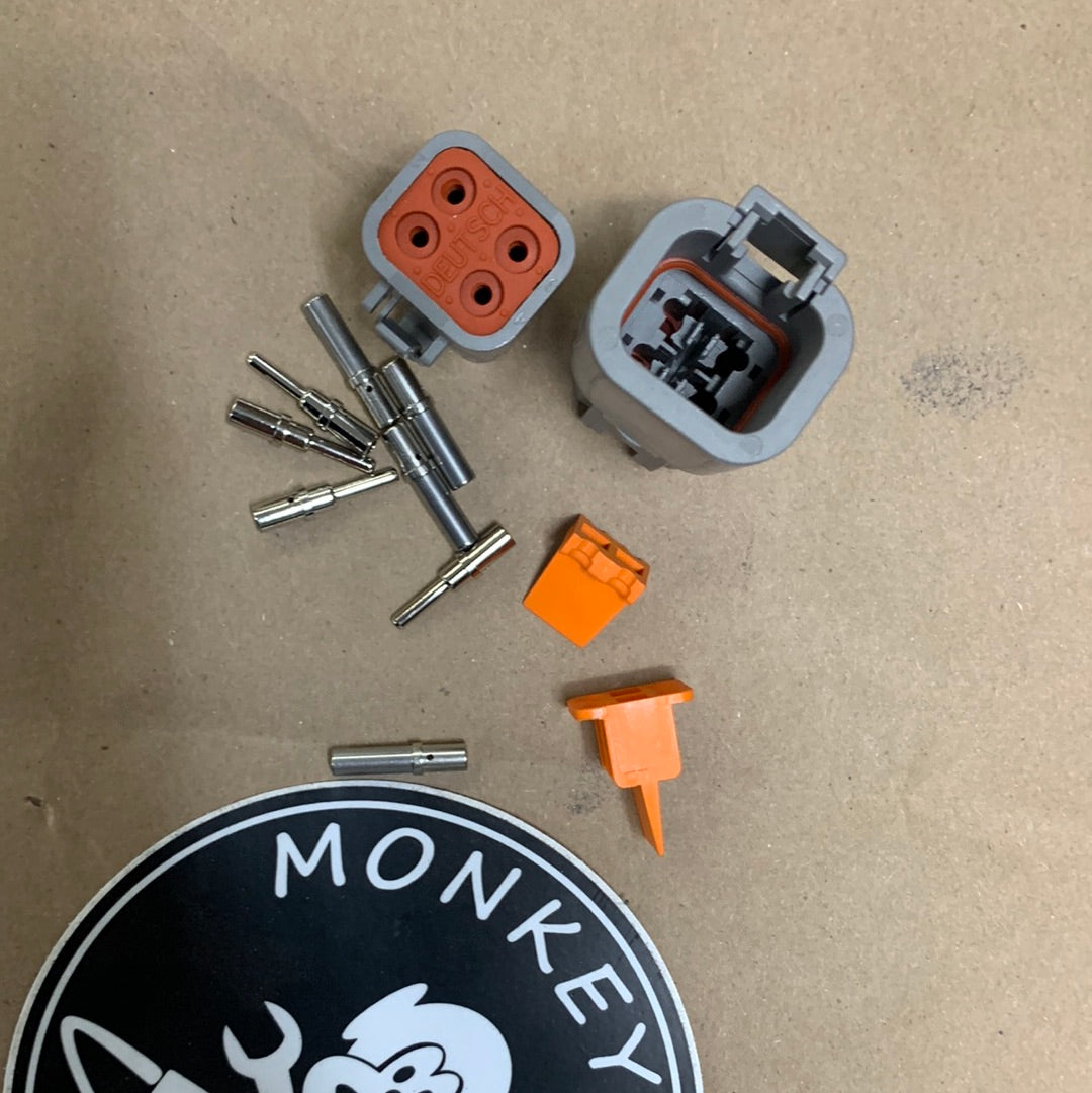 Deutsch DTP #12 Connector Set (Male & Female)