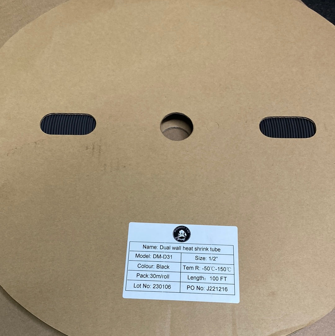 3:1 Flexible heat shrink tubing with epoxy