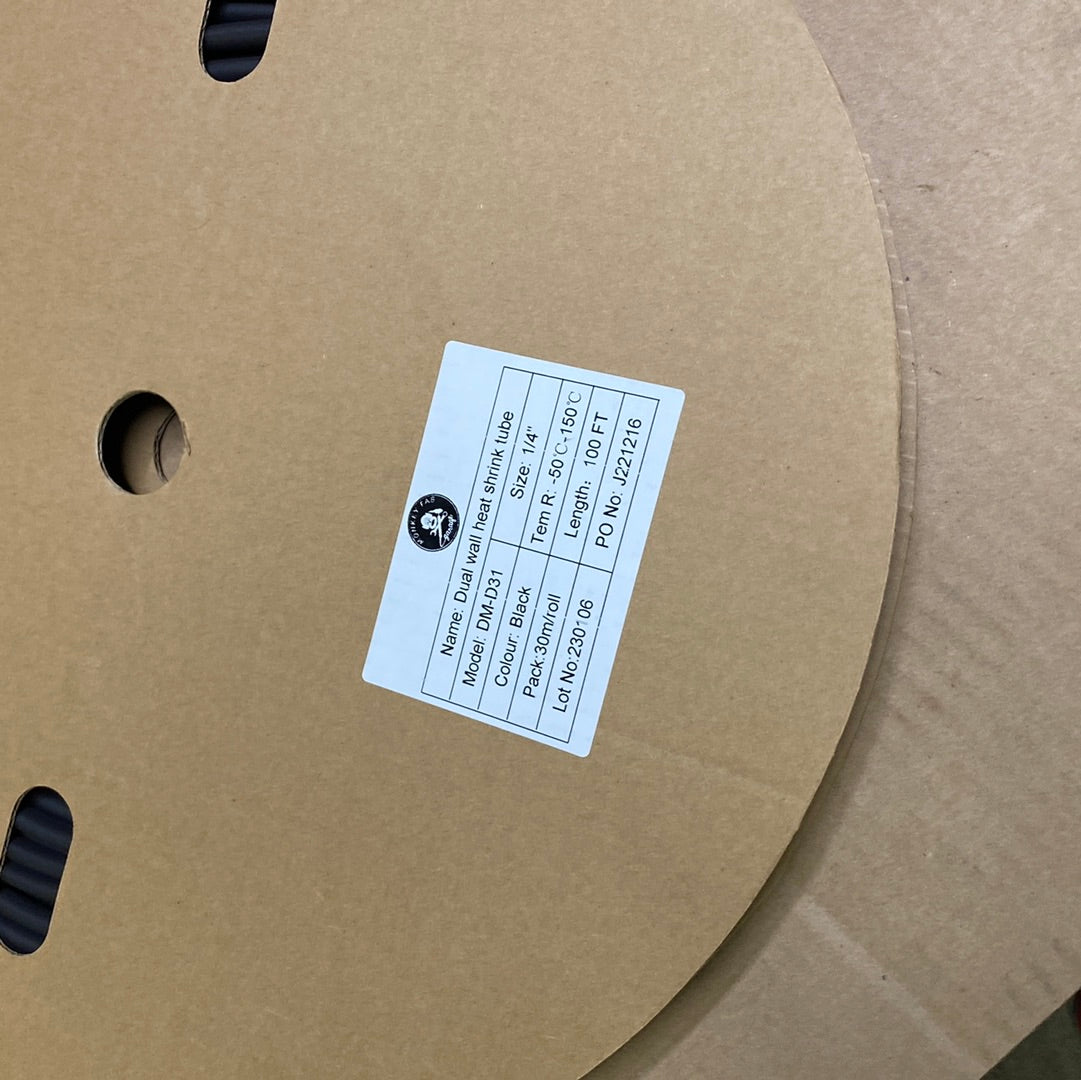 3:1 Flexible heat shrink tubing with epoxy